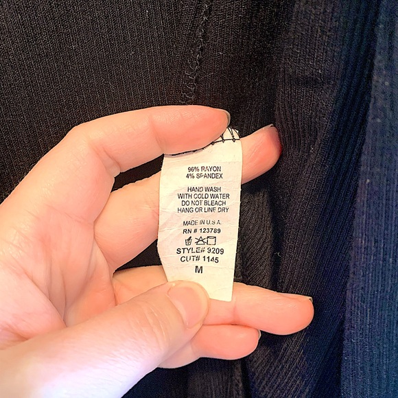 CJLA • Ribbed duster • Black - Picture 5 of 6